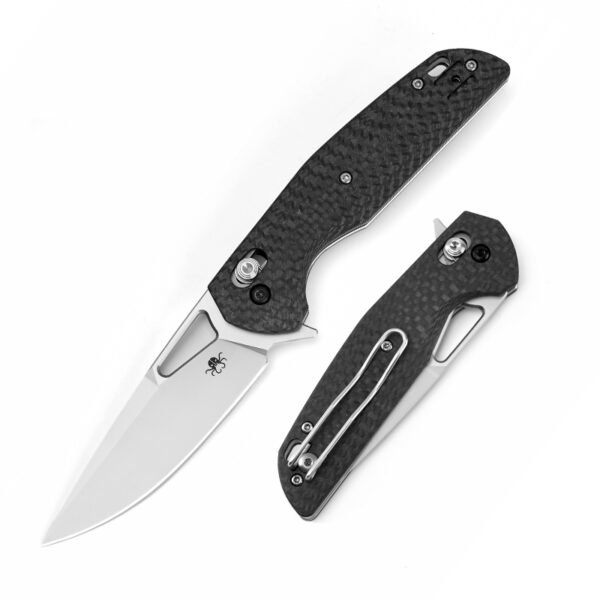 KLAKEN B03 BRAGI, Blade material: D2 Handle material: G10/CF EDC Folding Pocket